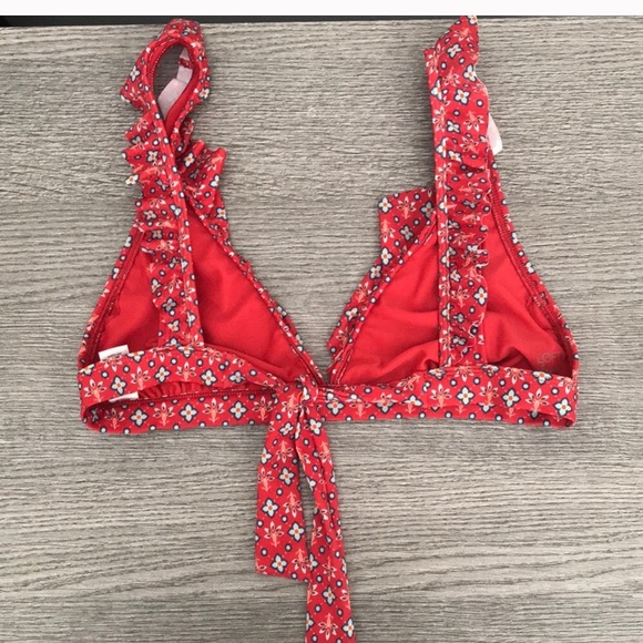 LOFT Red Bikini Top - Picture 2 of 3